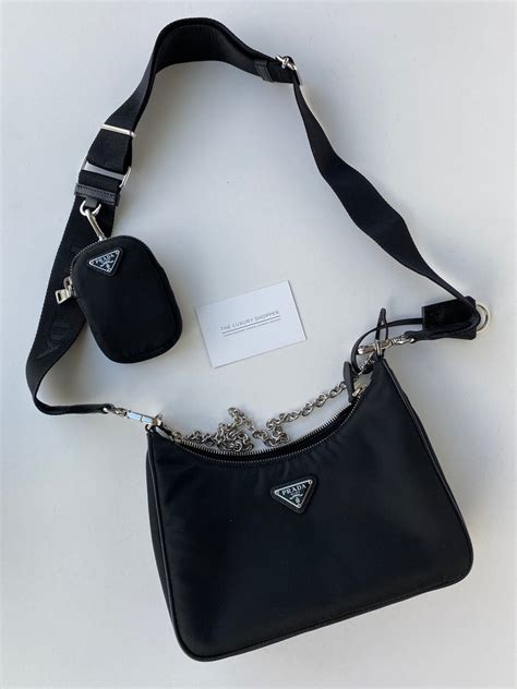 prada black cross bag|Prada nylon cross body bags.